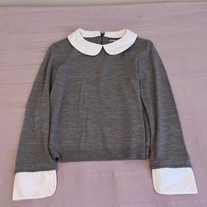 Alice + Olivia sweater with removable collar size L good condition